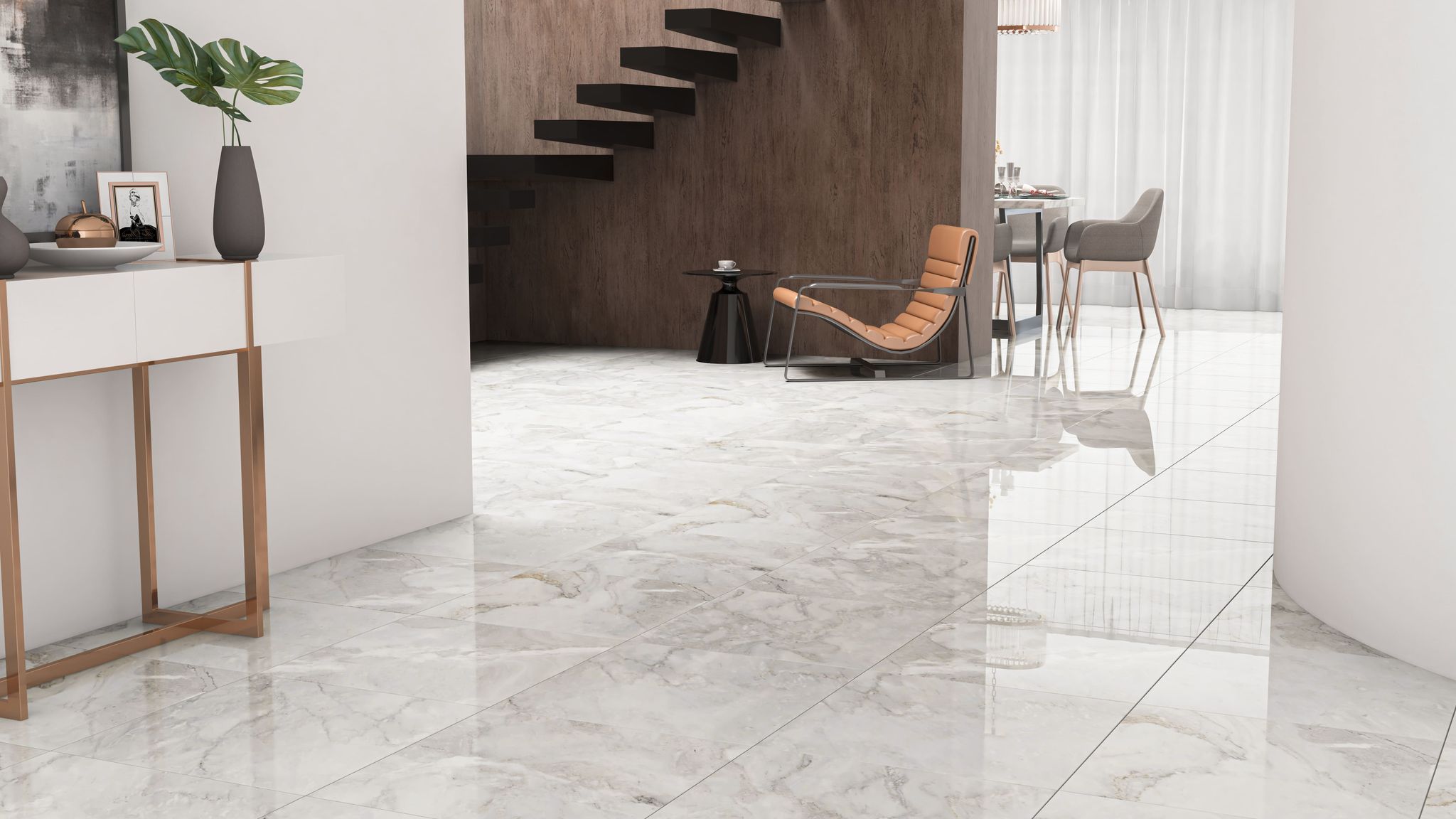 MOSCÚ GRIS BRILLO 61X61 | Viterra Cerámica